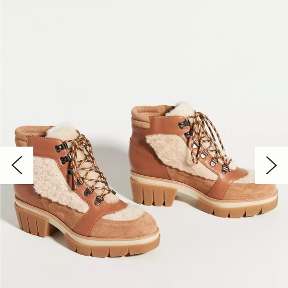 Nwt Bernardo Sawyer Shearling Boots size 6.5 - Picture 2 of 7